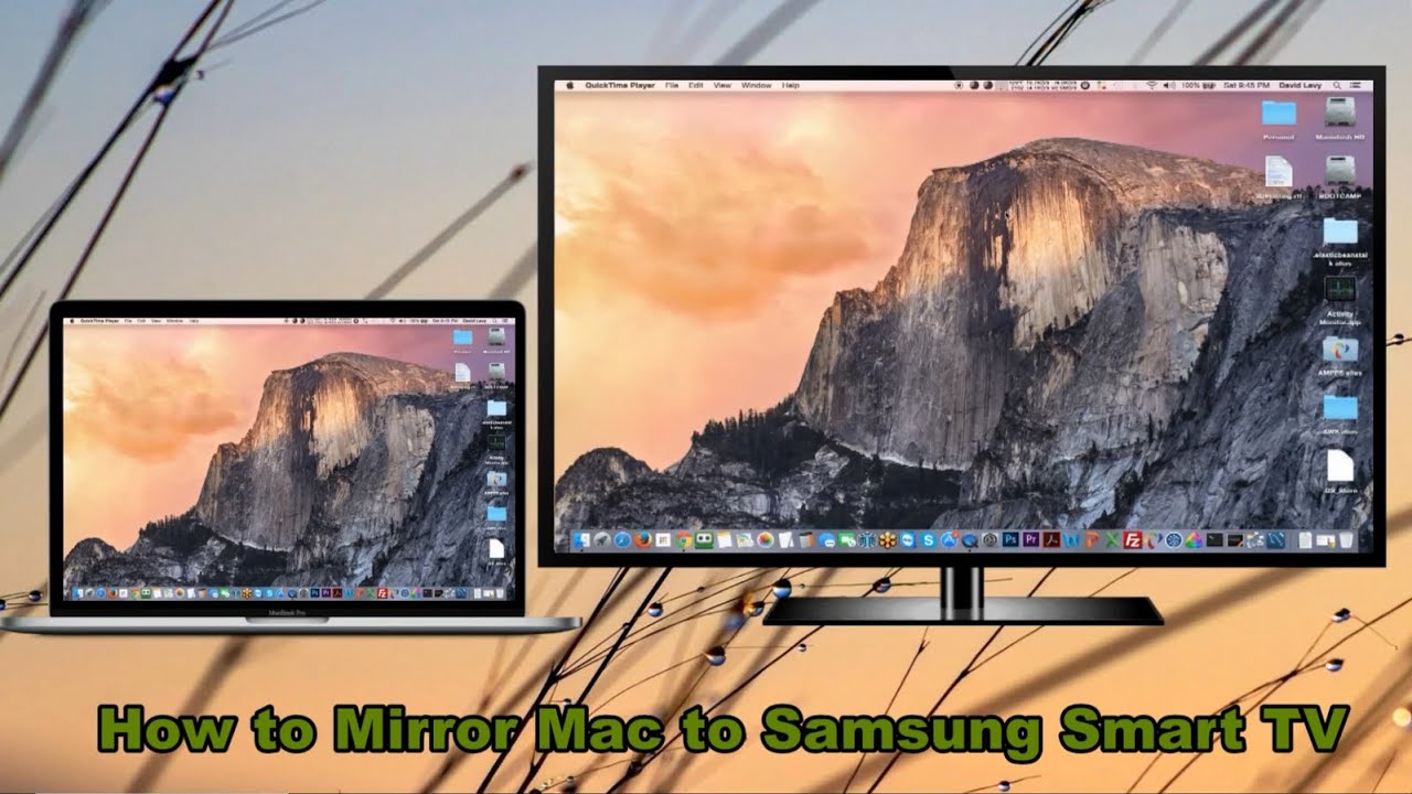 connect to mirror for samsung tv on mac